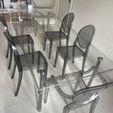 set of 4 x Starck Ghost Victoria chairs (Kartell)