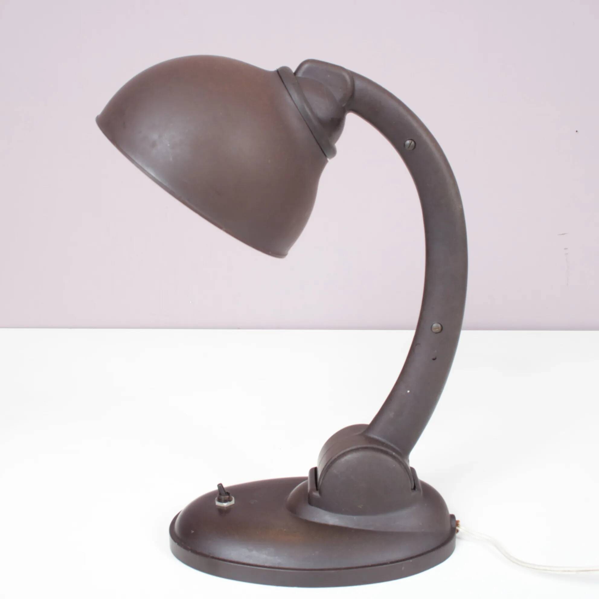 1930s Bakelite desk lamp by Eric Kirkman Cole for ESC, Czech Republic