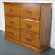 Chest of drawers in oak apothecary France 1930s