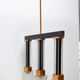 Czechoslovak brutalist light fixture, mid-century ceiling lighting, 1970s
