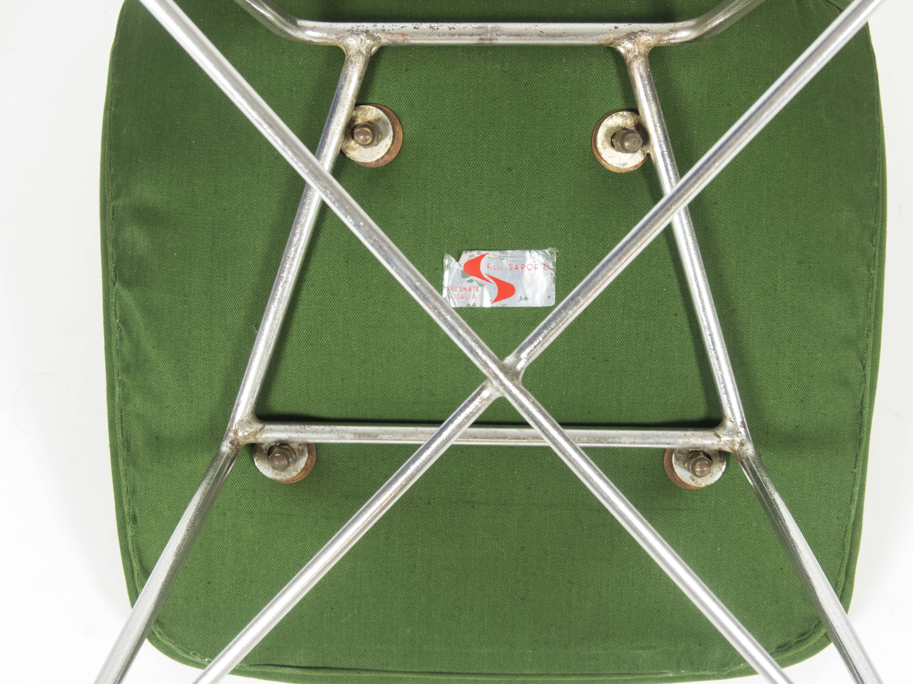 Chaises "Aster" Augusto Bozzi pour Saporiti, 1954, set de 4