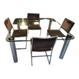 Four Marco Zanuso chairs from the 70s