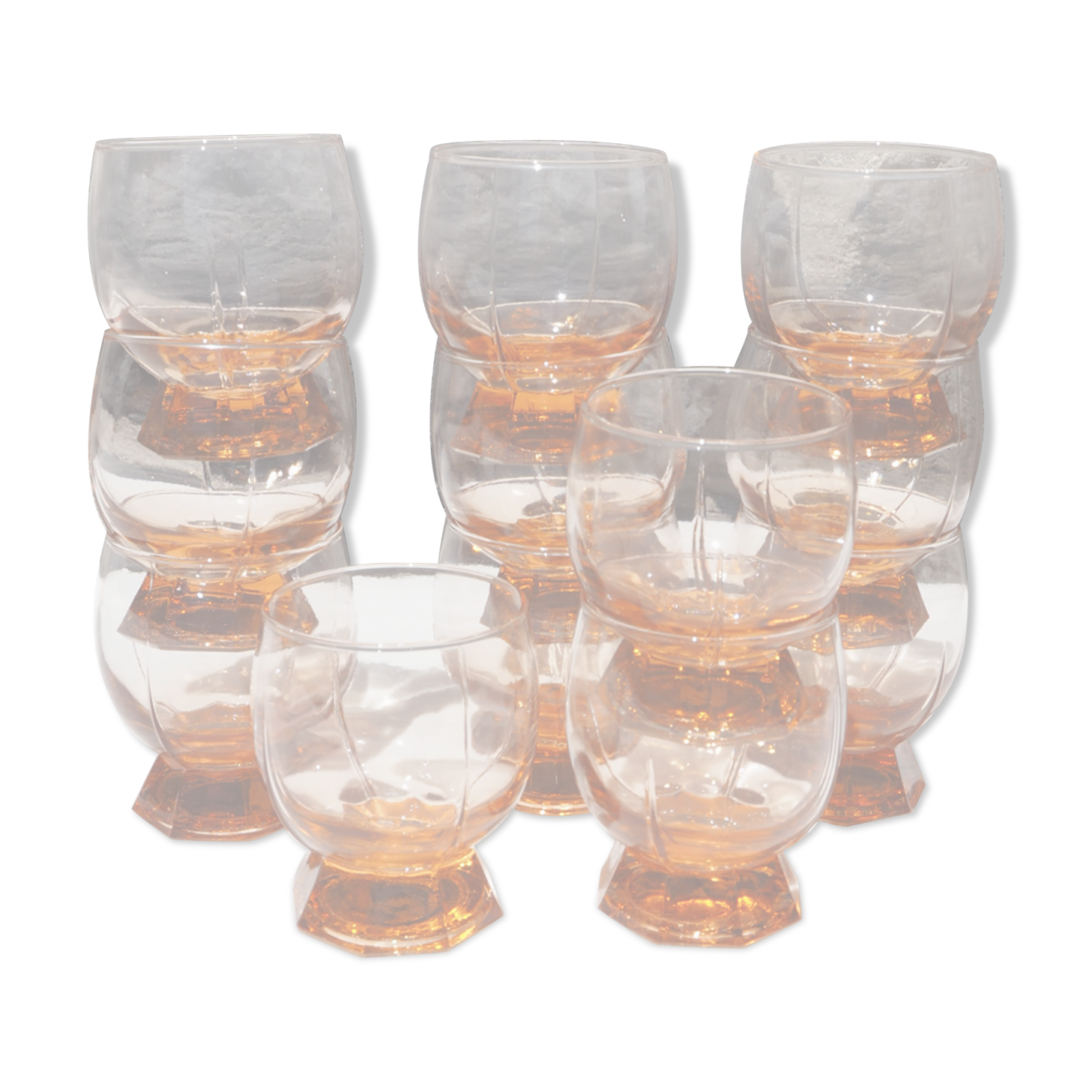 Set of 12 Rosaline glasses