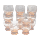 Set de 12 verres Rosaline
