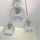 German 1960s cascading pendant by Hustadt Leuchten