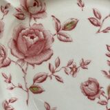 6 dessert plates Tablemates decorated with pink flowers