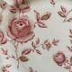 6 dessert plates Tablemates decorated with pink flowers