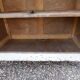 Old patinated wooden sideboard