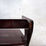 Mahogany coffee table by Ico Parisi for De Baggis Italia 1950s