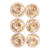 6 tasses à café en porcelaine de Minton