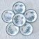 Old ironstone plates from St Amand "Margot" collection