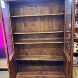 Glass bookcase with 2 doors