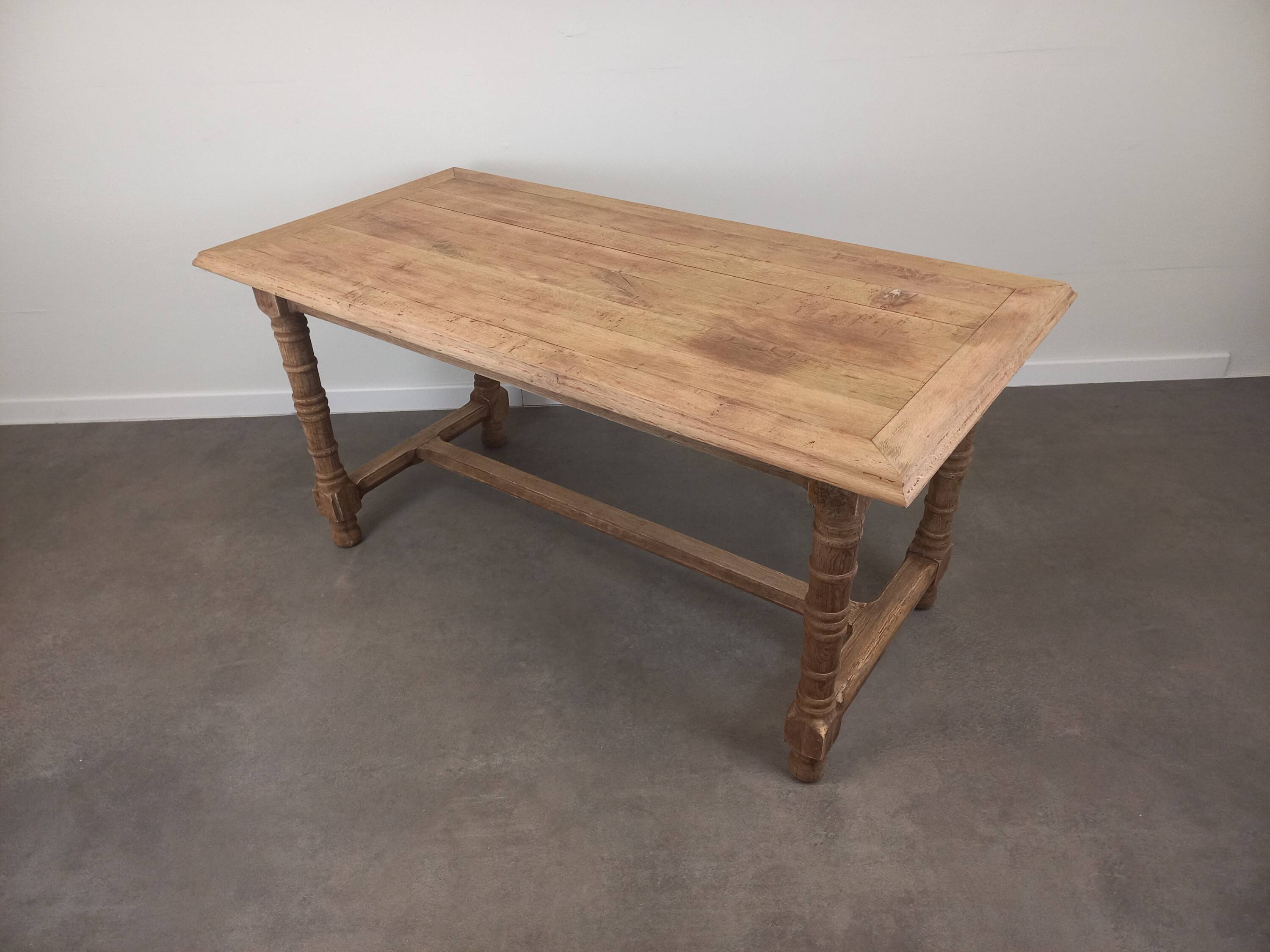 Oak farm table 158 cm