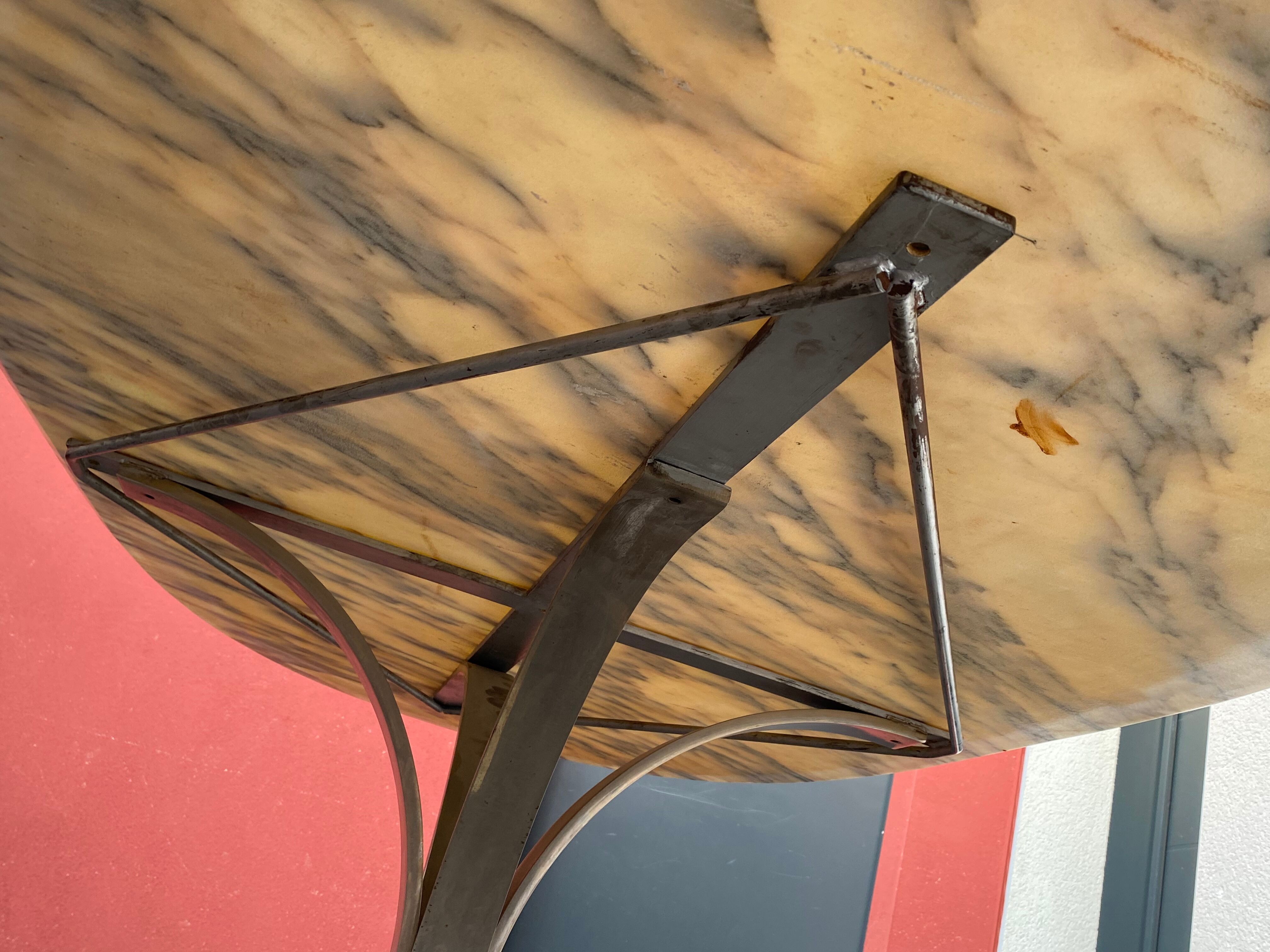 Marble meal table 60s-70s