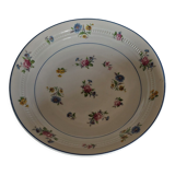 Plat de service rond creux porcelaine Limoges Michelaud Lucien 1908