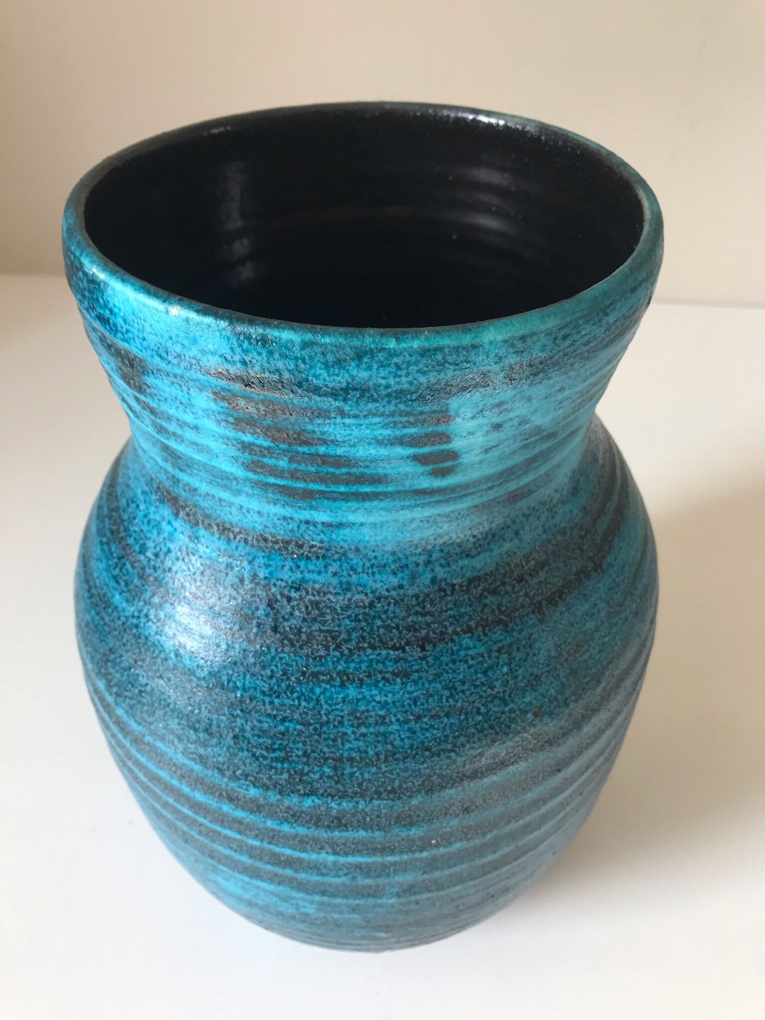 Vase céramique  série gauloise par accolay vintage années 60