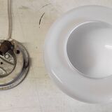 Ceiling light or globe wall lamp opaline diameter 25 cm - mid 20th century