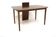 Table de salle à manger scandinave extensible en noyer, Suède, 1960