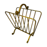 Golden metal magazine door