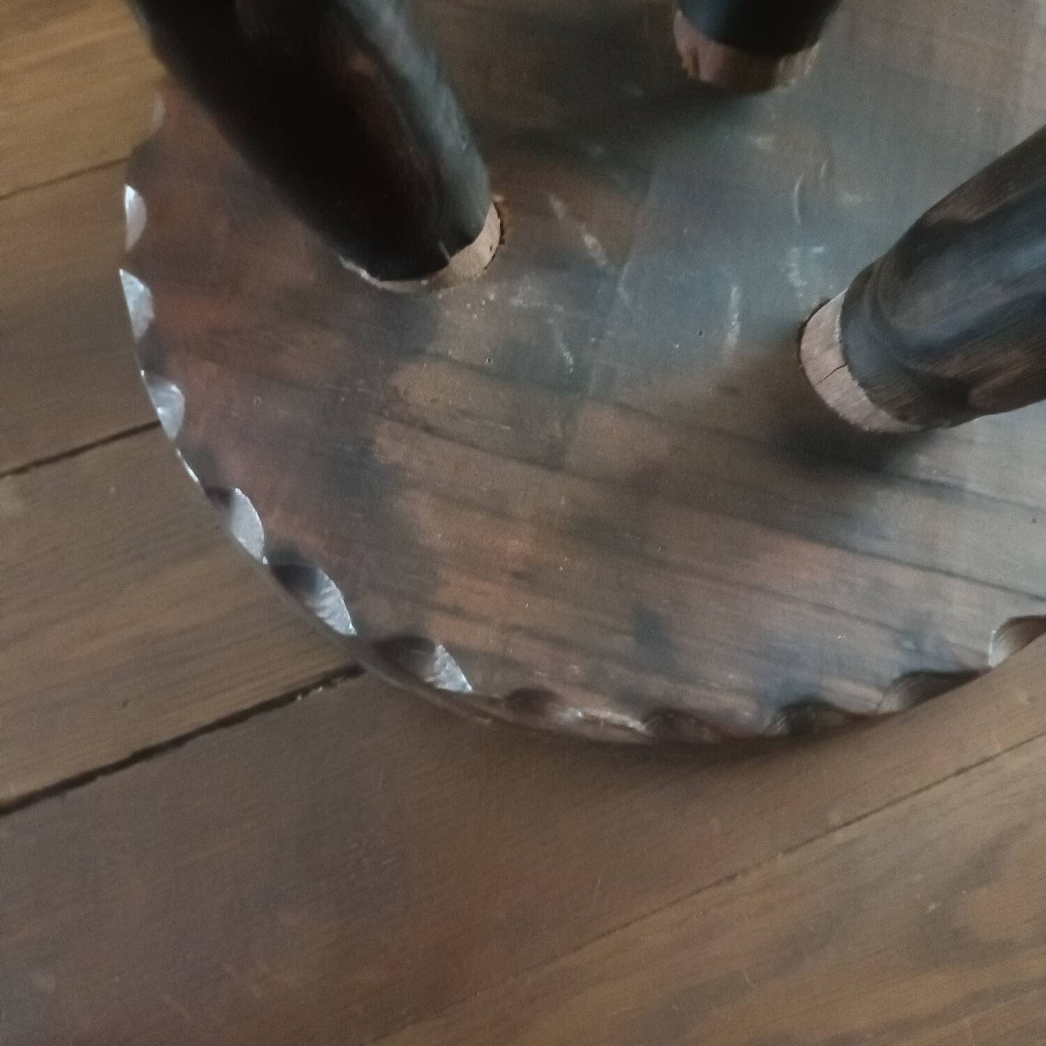 Vintage tripod stool