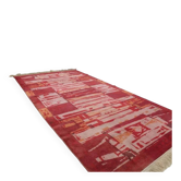 Tapis géométrique tchécoslovaque, années 1950