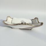 Louis XV salon in white and gold with tufting - Handmade in beech wood.