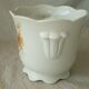 Cache pot in earthenware tiger lily St Michael England