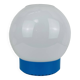 XL opaline ball lamp from the 60s, vintage
