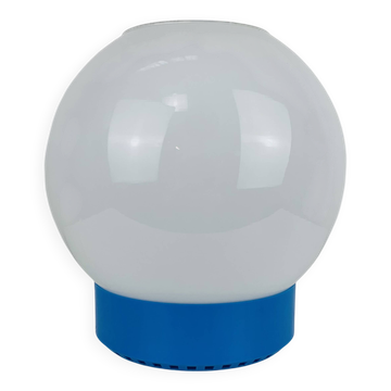 XL opaline ball lamp from the 60s, vintage