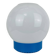 XL opaline ball lamp from the 60s, vintage