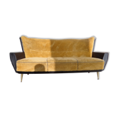 Vintage sofa fur and skai 50s