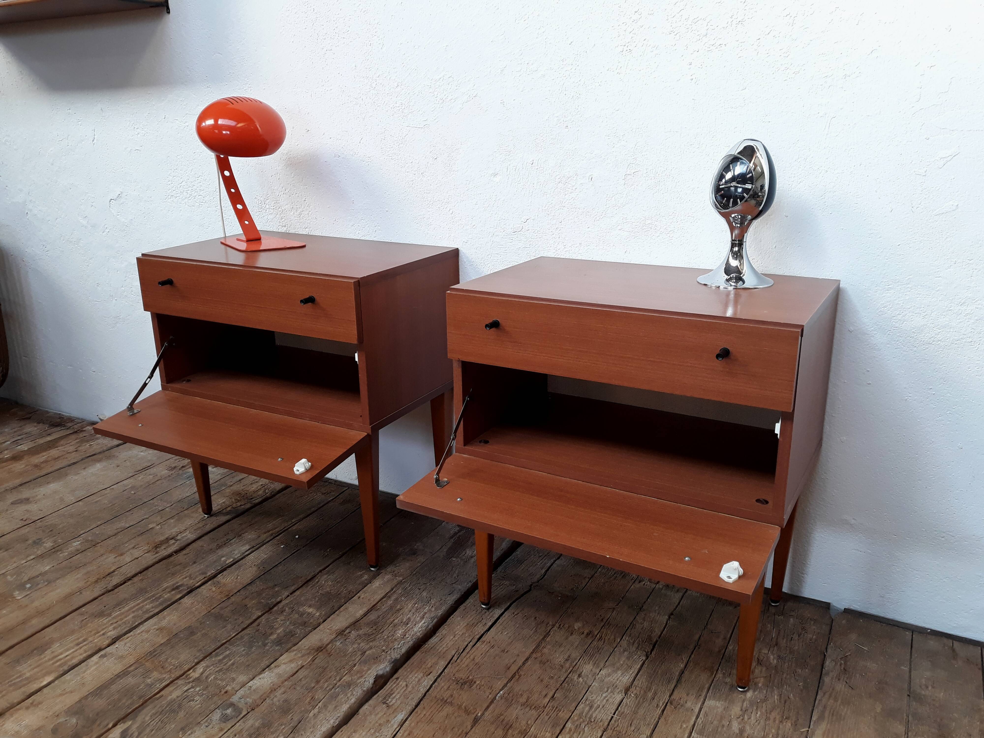 Tables de chevet vintage 1960