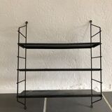 Vintage metal thong shelves