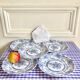 Dessert plates Honorine Arcopal 1980