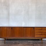 Scandinavian teak row design 1950 1960