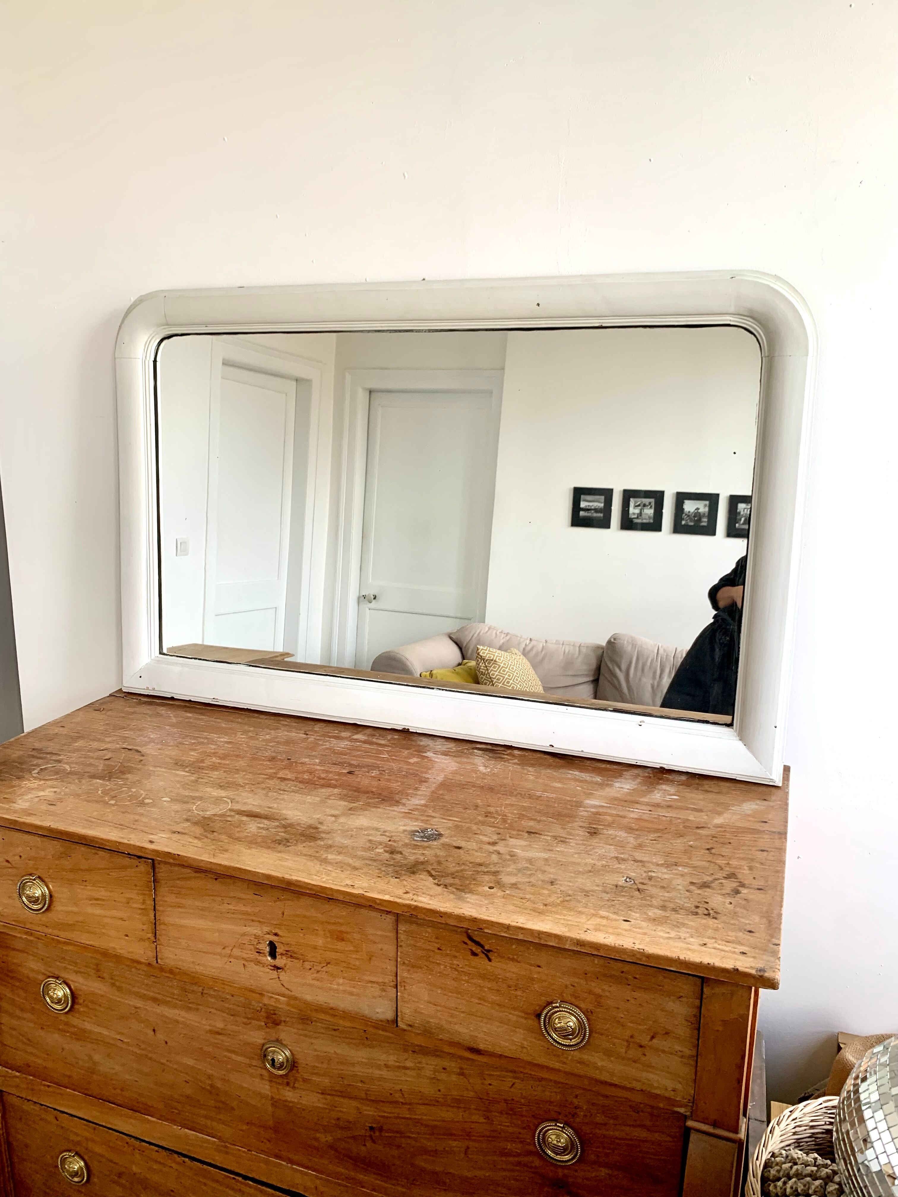 Horizontal Louis-Philippe mirror