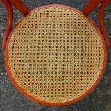 2 Chaise bistrot cannées N°14 de Joseph Hofmann "teinte merisier"