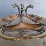 St Louis XV silver metal servant display - 2 hallmarks