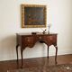 Antique Chippendale writing desk in walnut, oak, and fir, 18th century.