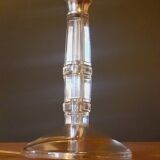 1930 art deco lamp in chiseled glass