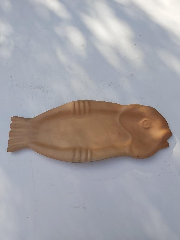 Vintage ceramic fish dish