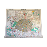 Hatier school map n 48 Paris