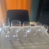 Matignon Cristal d’Arques glasses