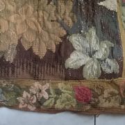 Tapisserie de laine "Verdure Flamande" de la manufacture Robert Four