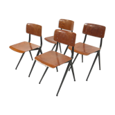 Set of 4 chairs 102 by Ynske Kooistra for Marko Holland, Netherlands 60