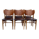 Danish Dining Chairs Set of 6 by Niels and Eva Koppel Slagelse Mobelfabric