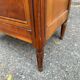 Louis XVI solid cherry wood chest of drawers with 5 drawers, 1980.
