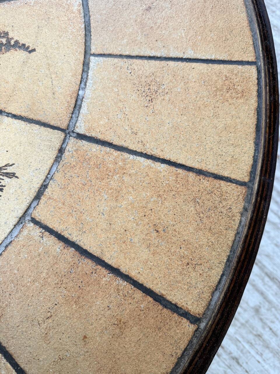 Herbier Capron ceramic dining table