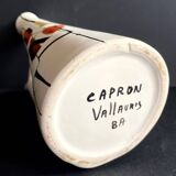 Earthenware “whiskey” bottle by Roger Capron Vallauris