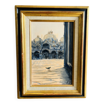 Oil painting on canvas eric jeandupeux